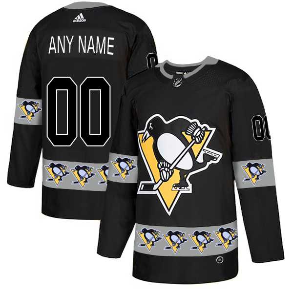 Customized Men's Pittsburgh Penguins Black Team Logos Fashion Adidas Jersey,We sell and wholesale Customized Men's Pittsburgh Penguins Black Team Logos Fashion Adidas Jersey on line form chian!